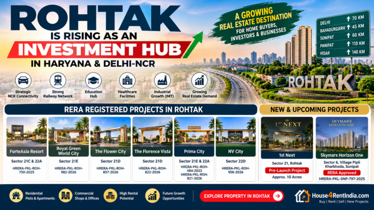 Rohtak is Rising as an Investment Hub in Haryana & Delhi-NCR: RERA Projects, New Developments & Future Growth
